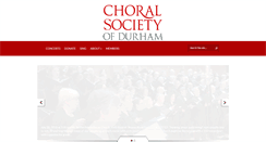 Desktop Screenshot of choral-society.org